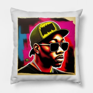 hip hop gangster Pillow