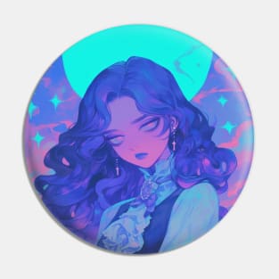 Pastel Goth Witchy Art Pin