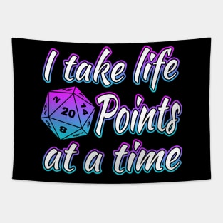 I Take Life 20 Points At A Time Tapestry