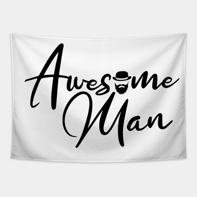 awesome man Tapestry by simex design