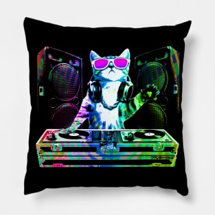 HOUSE CAT (That DJ Kitty) Pillow