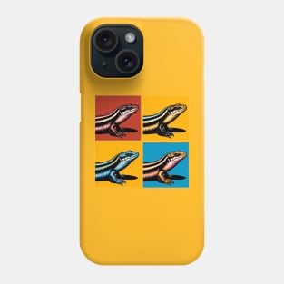 Peter's Banded Skink Pop Art - Cool Lizard Phone Case