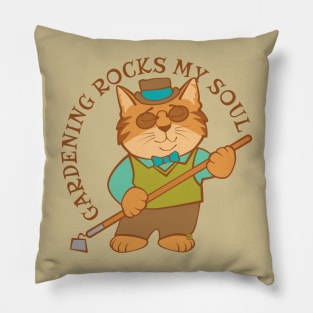 Gardening Rocks My Soul Pillow