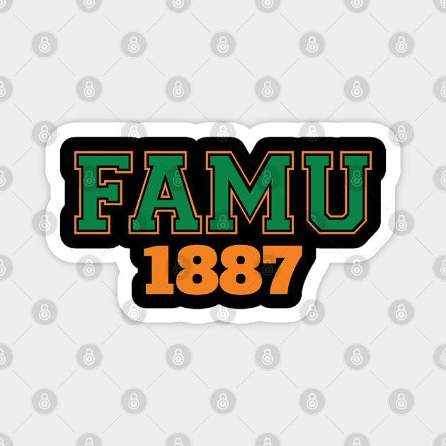 FAMU 1887 Magnet by UrbanLifeApparel