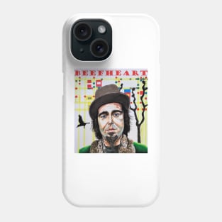 Captain Beefheart original portrait painting/fan art Phone Case