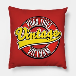 Phan Thiet vietnam retro logo Pillow