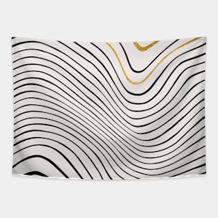 Golden Waves Tapestry