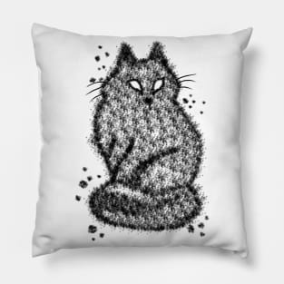 Cat Brush Style Pillow