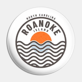 Roanoke Island, NC Summertime Vacationing Sunrise Waves Pin