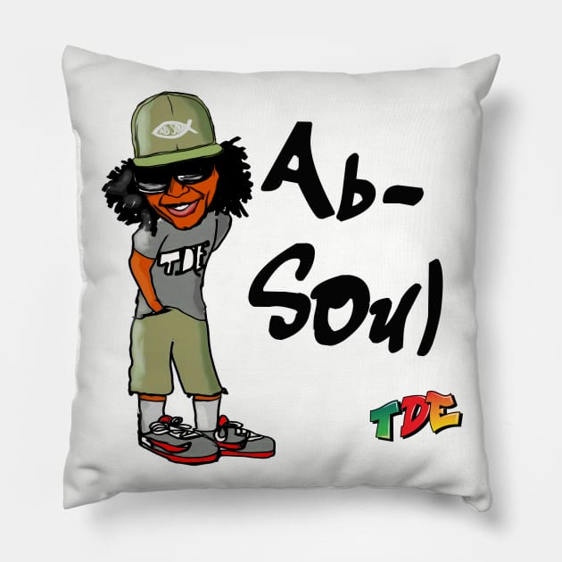 Ab-Soul Pillow by artcustomized