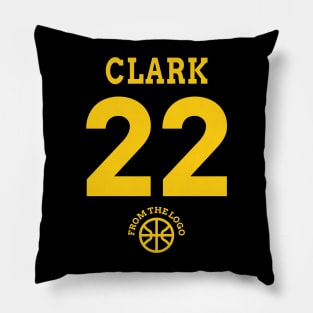 Caitlin Clark 22 From the logo Pillow