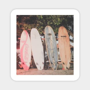 Four surfboards Magnet