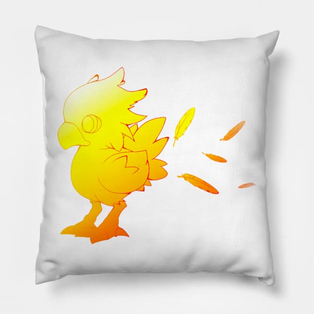 Chocobo Pillow by Zeroomega