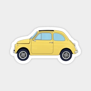 Little Yellow Car Magnet