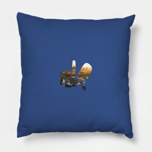 Small LA Hands, Dodger Stadium v3 Pillow