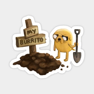 R.I.P Everything Burrito - Adventure Time fan art Magnet