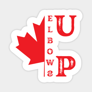 elbows-up Magnet
