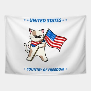 United States country of freedom Tapestry