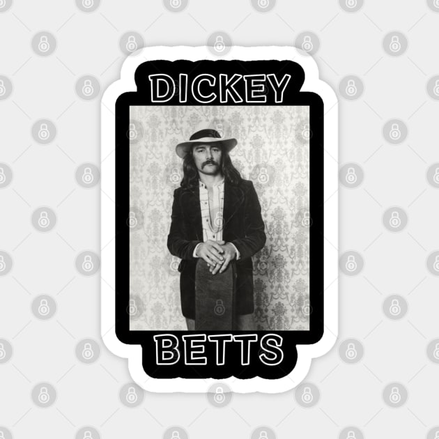 Dickey Betts Magnet by PlokadStories