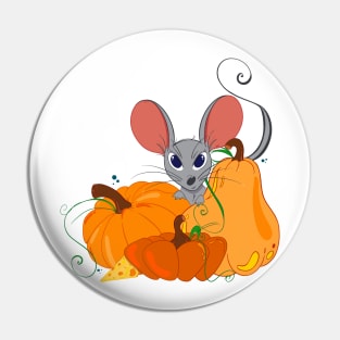 Mouse & Pumpkins Pin