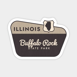 Buffalo Rock State Park Illinois Welcome Sign Magnet