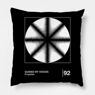 GBV / Minimalist Style Graphic Design Pillow