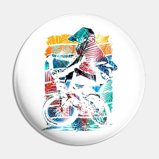 Classic Retro Bmx Apparel - Vintage Bmx Urban Style Pin