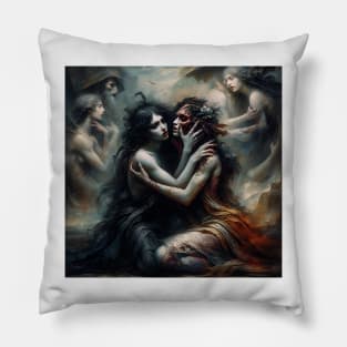 Dark Mother: Lilith and Jezebel Pillow