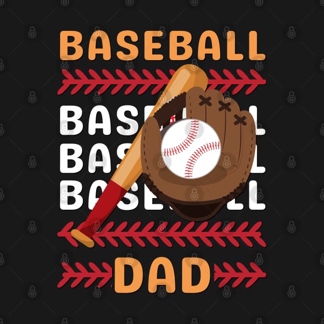 My Favorite Baseball Player Calls Me Dad Gift for Baseball Father daddy by BoogieCreates