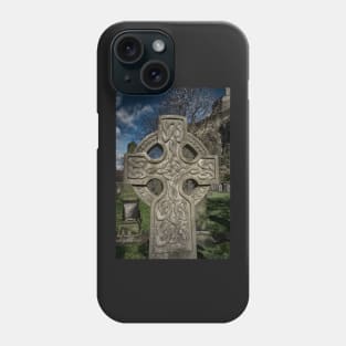 Cross in St Cuthbert's Churchyard, Edinburgh Phone Case