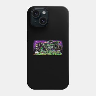 The Green Skull of Death Phone Case