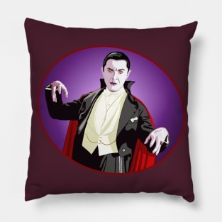 Count Dracula Portrait Pillow