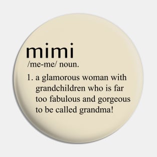 mimi definition t shirt grandma shirt Pin