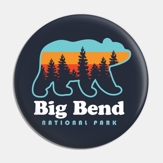 Big Bend National Park Camping Bear Texas Pin by PodDesignShop