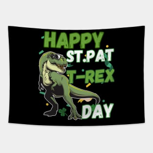 Happy St Pat Rex Day Shirt St Patricks Dinosaur Tapestry