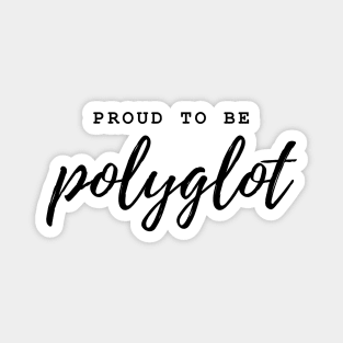 Proud to be Polyglot Magnet