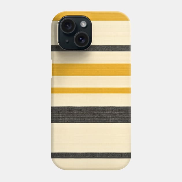 Yellow Boho Mudcloth Abstract Pattern Phone Case by Trippycollage