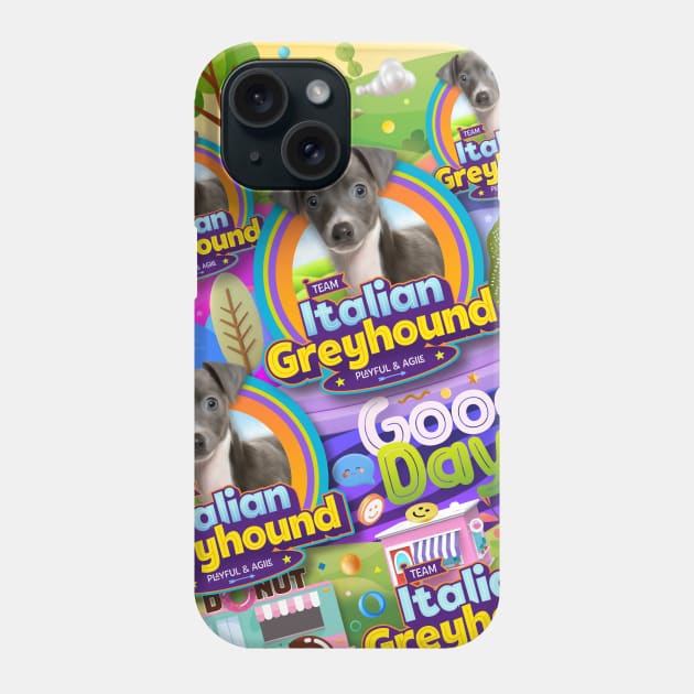 Italian Greyhound Puppy Phone Case by Puppy & cute