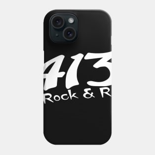 413 - White Logo Phone Case