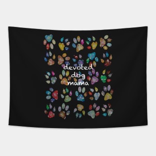 Devoted Dog Mama Tapestry