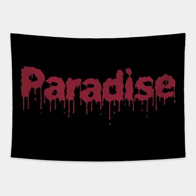 Paradise Blood Evil Retro Gamer Humor Gift Men Women Kid Tapestry by SmileSmith