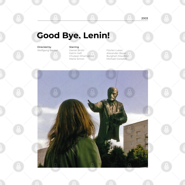 Goodbye, Lenin! - Minimalist Movie Poster -  Wolfgang Becker by notalizard