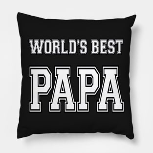 World's Best Papa Pillow