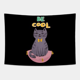 Be Cool Cat Tapestry