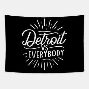 Detroit vs everybody, Vintage design Tapestry