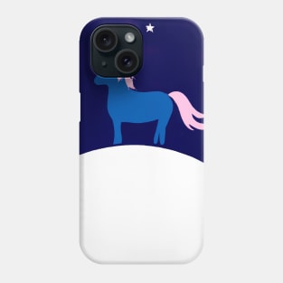 Moon Unicorn Minimal Phone Case