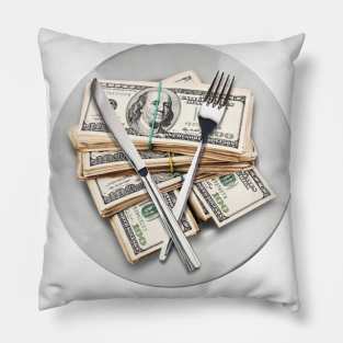 MONEY MEALS Pillow