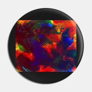 Black Opal Pattern Pin