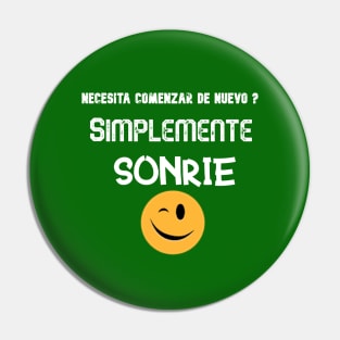 Nuevo comienzo con una Sonrisa Pin