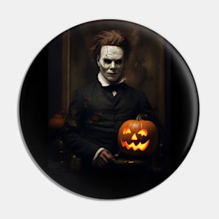 Victorian Michael Myers Pin